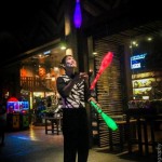 LED juggling by JimmyJuggler in Singapore